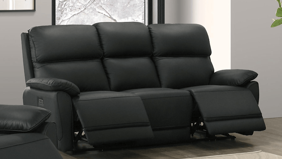 IFDC Beckett 79" Power Reclining Sofa in Leather Match, image 2