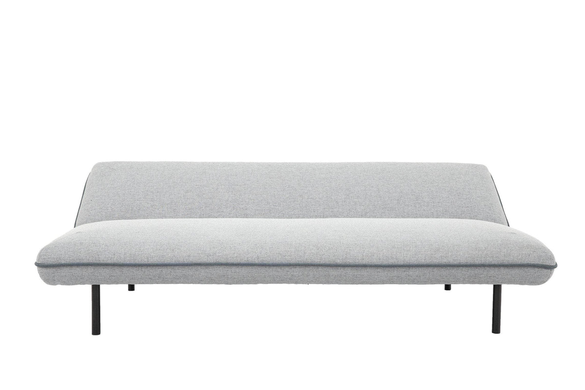 IFDC Georgina Fabric Convertible Sofa Bed with Memory Foam in Light Grey, image 5