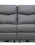 Levoluxe Aveon 2 Piece Pillow Top Arm Reclining Sofa and Loveseat Set in Leather Match, image 14