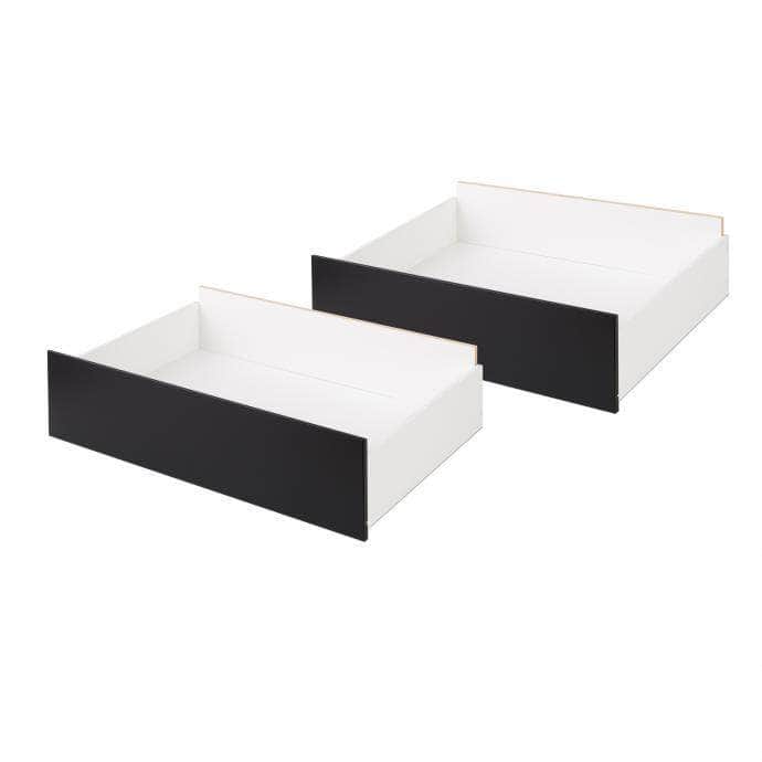 Modubox Select Storage Drawers on Wheels (Set of 2) in Black, image 2