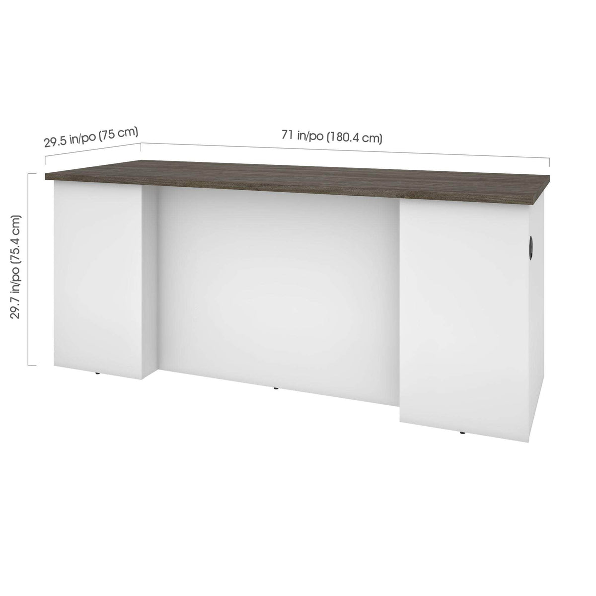 Modubox Norma 71W Desk Shell, image 15