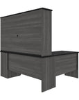 Modubox Norma 71W L Shaped Desk with Hutch, image 3
