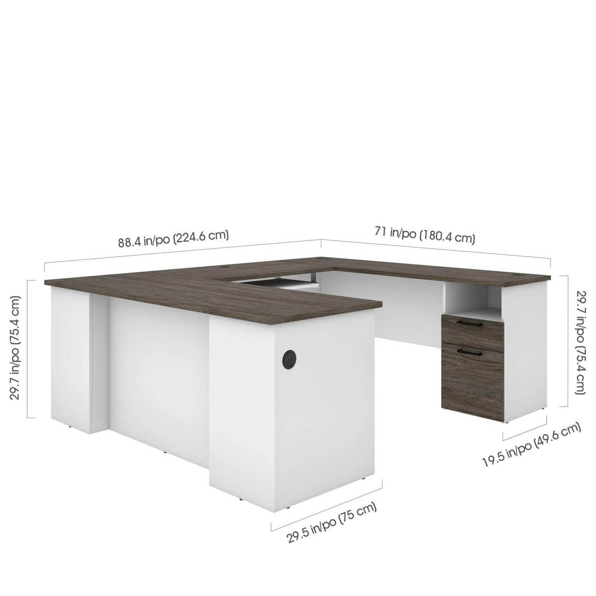 Modubox Norma 71W U Or L Shaped Desk, image 17