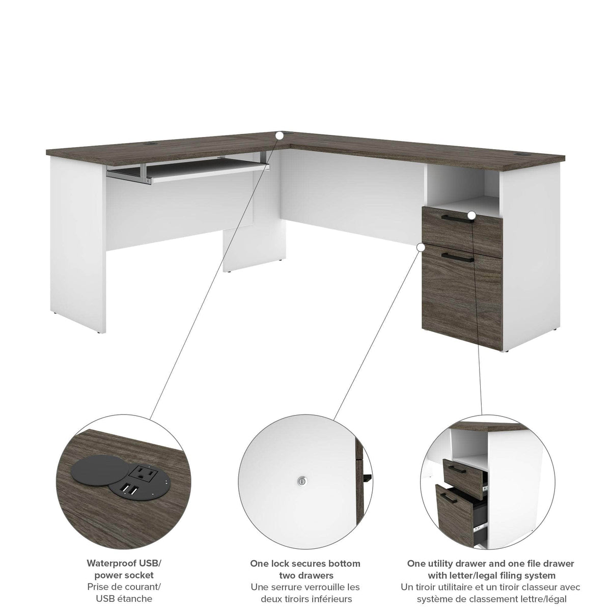 Modubox Norma 71W U Or L Shaped Desk, image 18