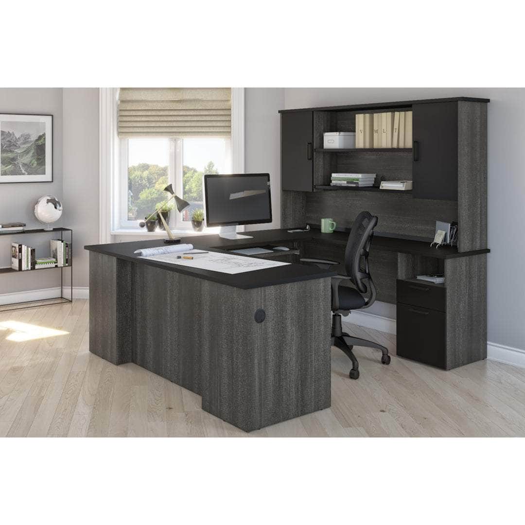 Modubox Norma 71W U Or L Shaped Executive Desk with Hutch, image 1