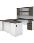 Modubox Norma 71W U Or L Shaped Executive Desk with Hutch, image 9