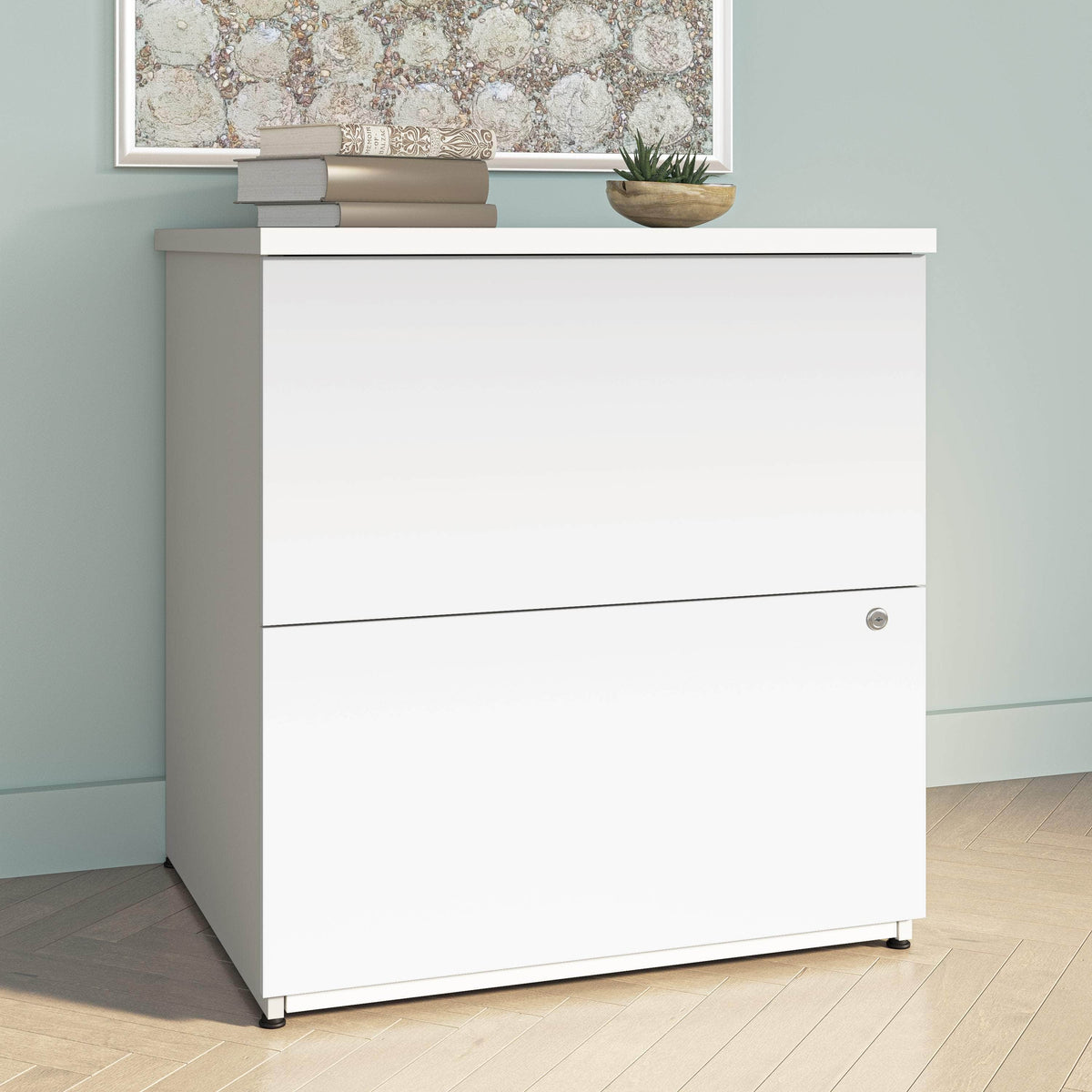 Modubox Universel 28W Standard 2 Drawer Lateral File Cabinet, image 1