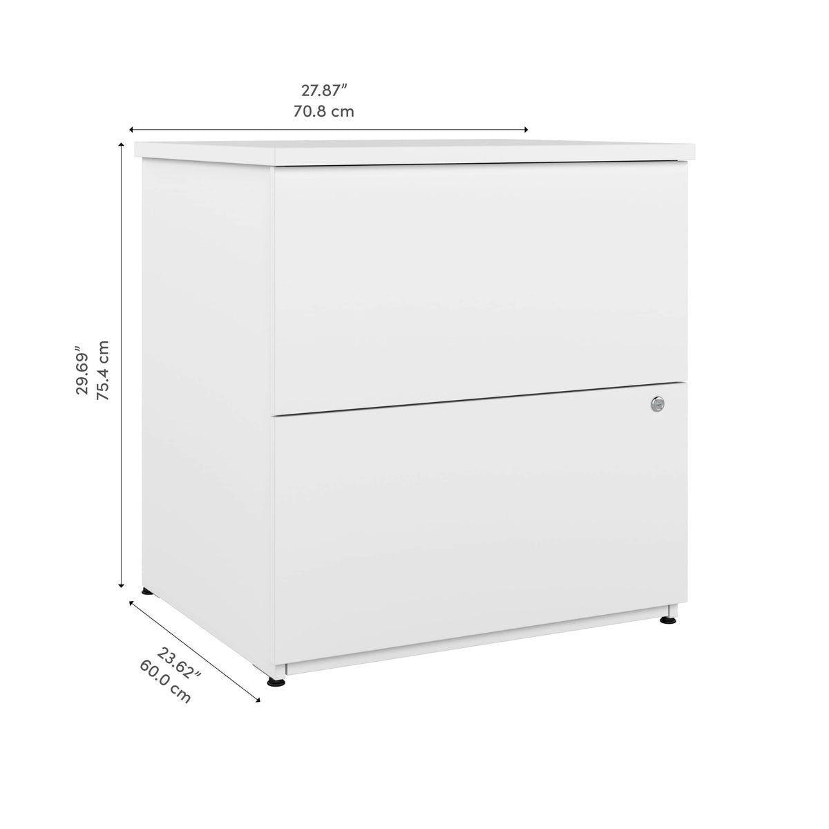 Modubox Universel 28W Standard 2 Drawer Lateral File Cabinet, image 8