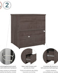 Modubox Universel 28W Standard 2 Drawer Lateral File Cabinet, image 31