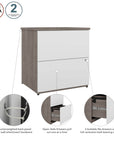 Modubox Universel 28W Standard 2 Drawer Lateral File Cabinet, image 57