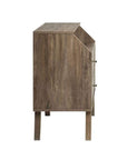 Modubox Milo Mid Century 2 Drawer Nightstand with Angled Top, image 2