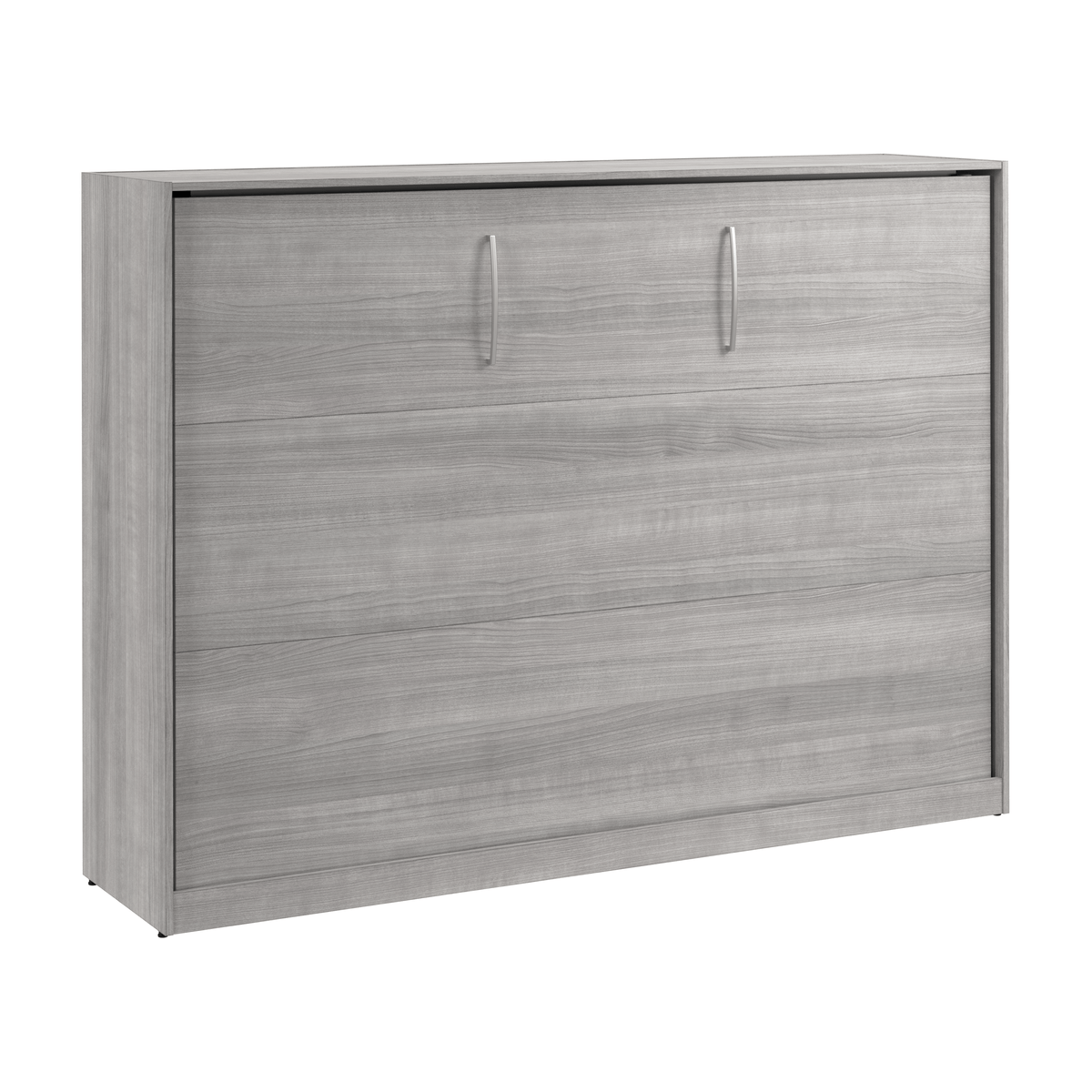 Pending - Modubox Platinum Grey Claremont 80"W Full Horizontal Murphy Bed - Available in 2 Colours