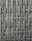 Aosom 4 Piece Outdoor Patio Rattan Wicker Conversation Set in Grey, image 7