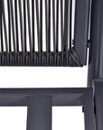 Aosom 4 Piece Outdoor Patio Metal and Rattan Wicker Conversation Set in Light Grey, image 10