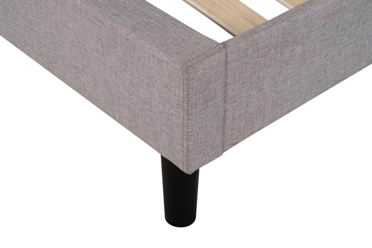 Primo International Avian Button Tufted Wingback Platform Bed, image 3