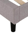 Primo International Avian Button Tufted Wingback Platform Bed, image 3