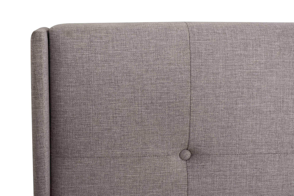 Primo International Avian Button Tufted Wingback Platform Bed, image 6