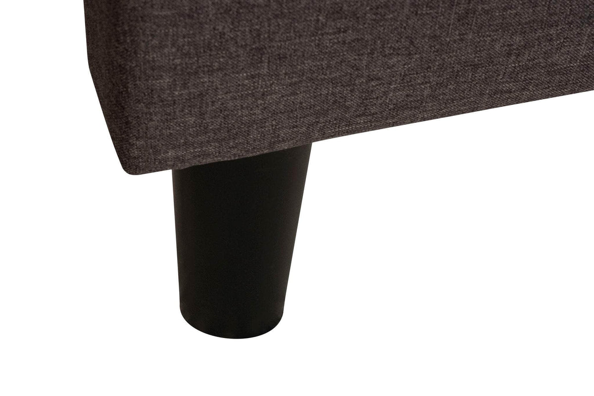 Primo International Cora Button Tufted Upholstered Platform Bed, image 5