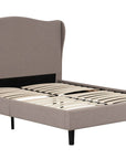 Primo International Demi Upholstered Wingback Platform Bed, image 2