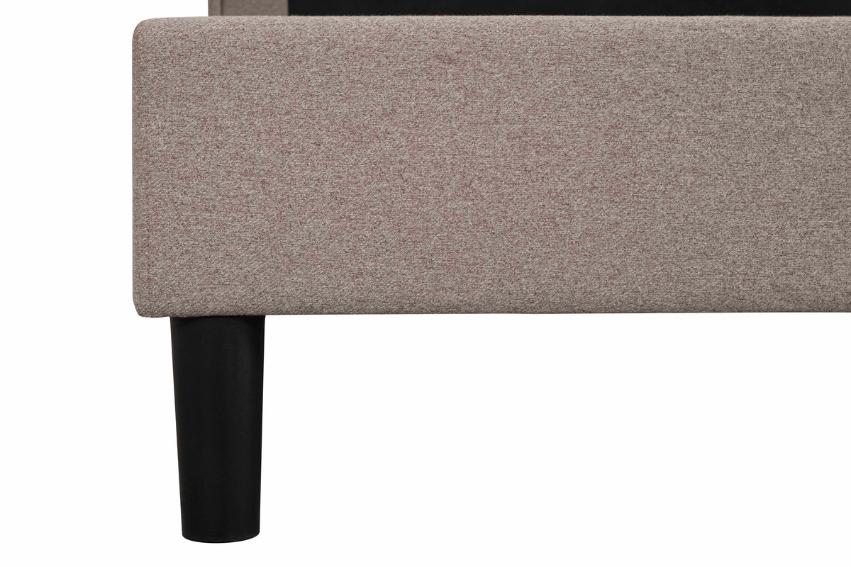 Primo International Demi Upholstered Wingback Platform Bed, image 3