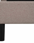 Primo International Demi Upholstered Wingback Platform Bed, image 3