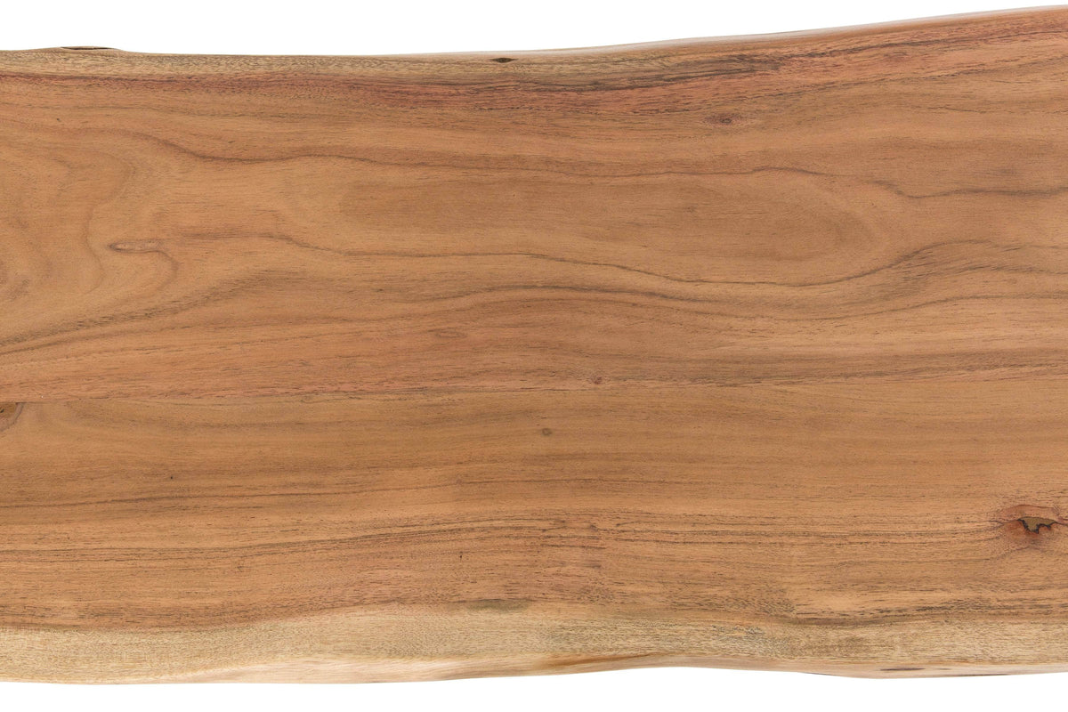 Primo International Kiel Wood Dining Bench in Brown and Black, image 5