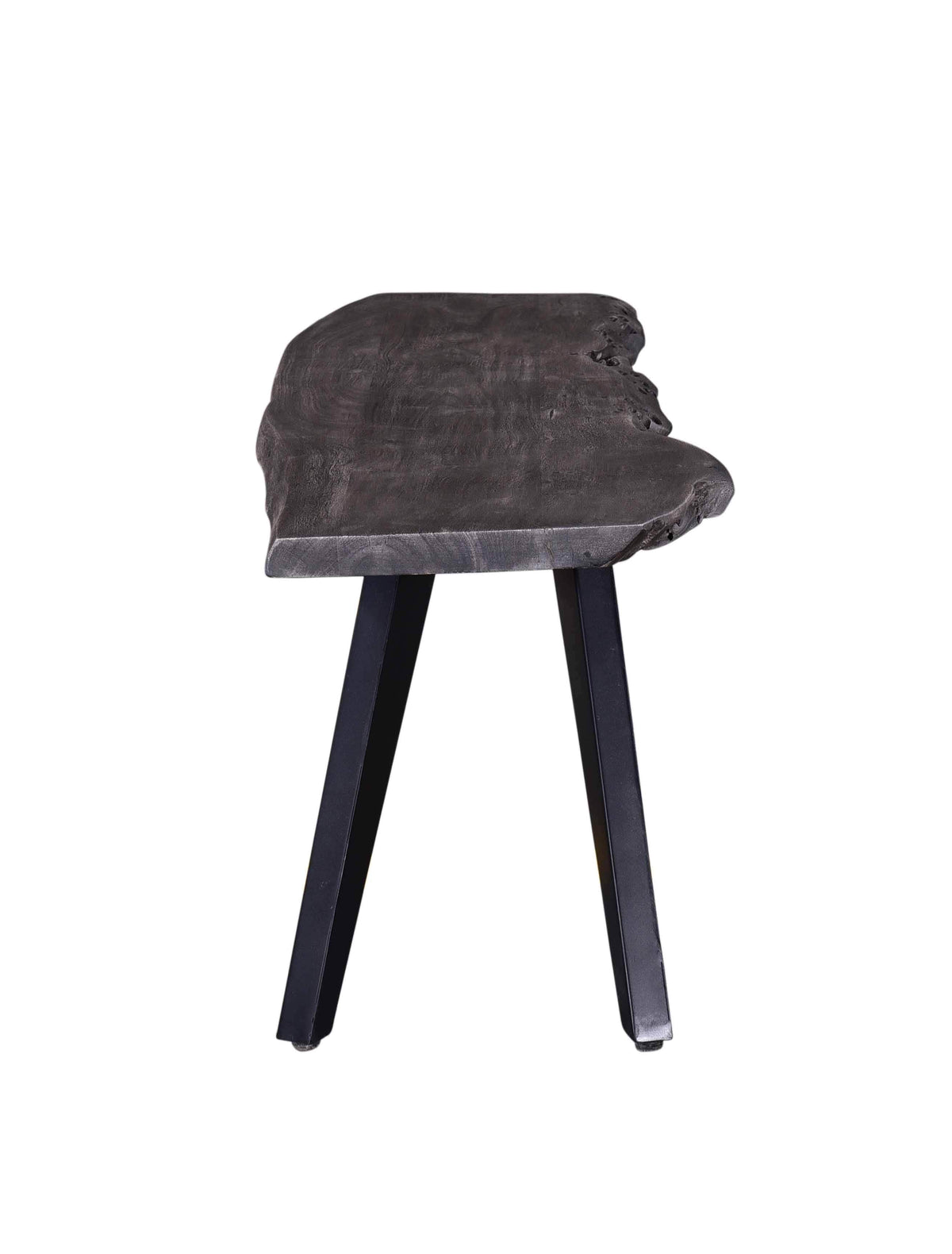 Primo International Wexford Wood Dining Bench in Grey and Black, image 3