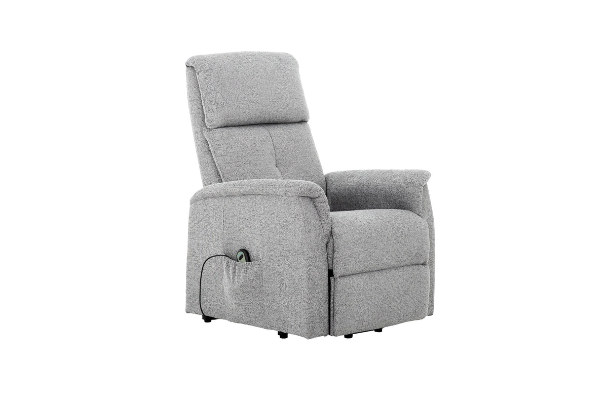 Primo International Evelyn Padded Power Lift Reclining Chair in Grey, image 2