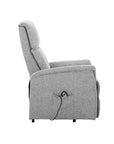 Primo International Evelyn Padded Power Lift Reclining Chair in Grey, image 4
