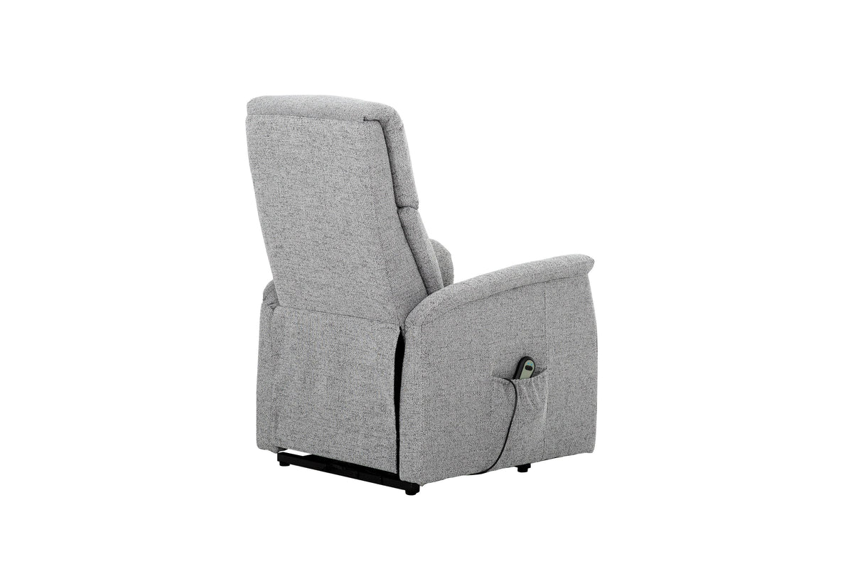 Primo International Evelyn Padded Power Lift Reclining Chair in Grey, image 5