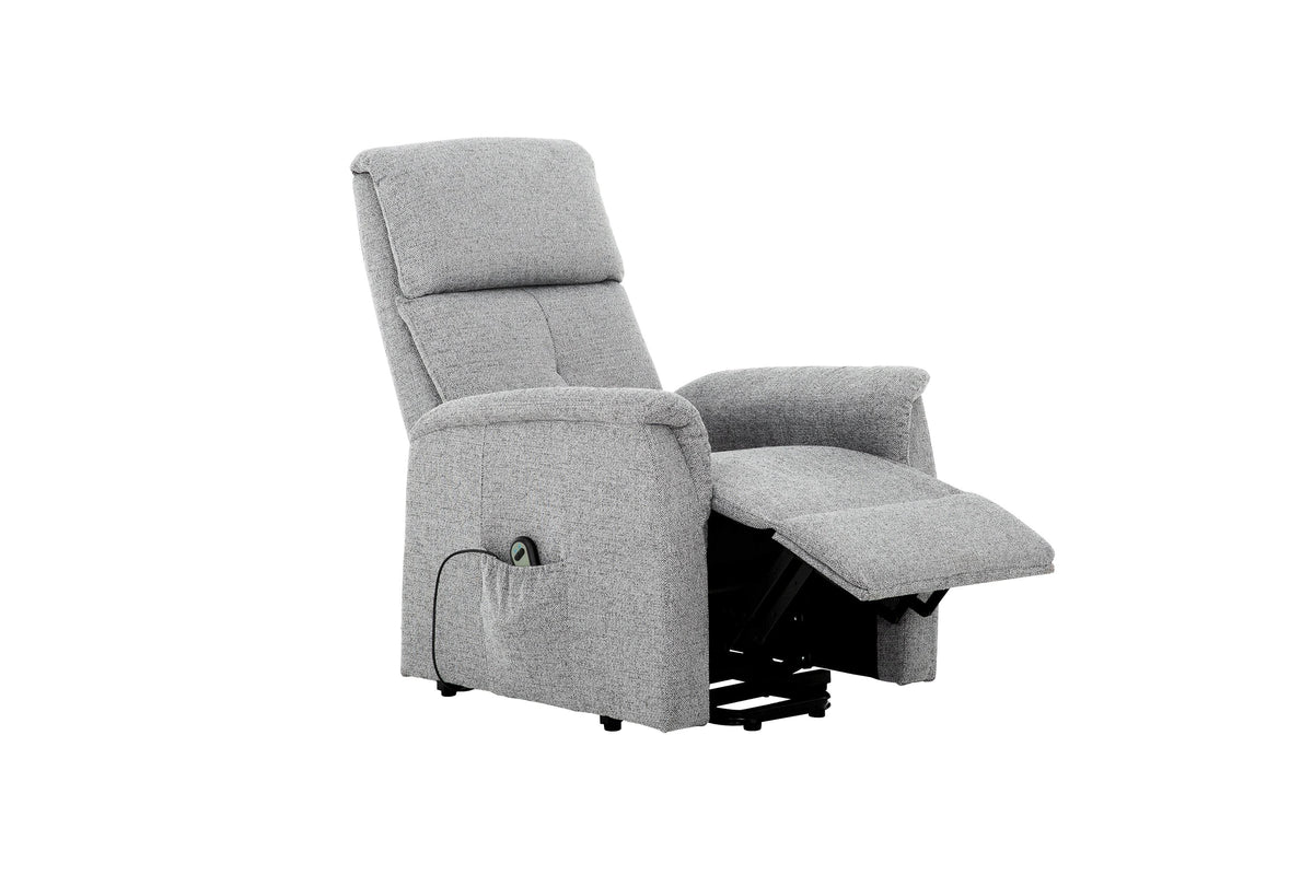 Primo International Evelyn Padded Power Lift Reclining Chair in Grey, image 3