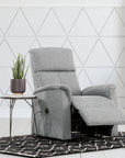 Primo International Evelyn Padded Power Lift Reclining Chair in Grey, image 1