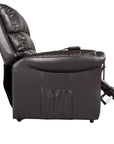 Primo International Fitzgerald Bonded Leather Power Lift Reclining Chair, image 6