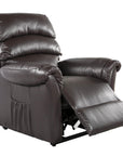 Primo International Fitzgerald Bonded Leather Power Lift Reclining Chair, image 4