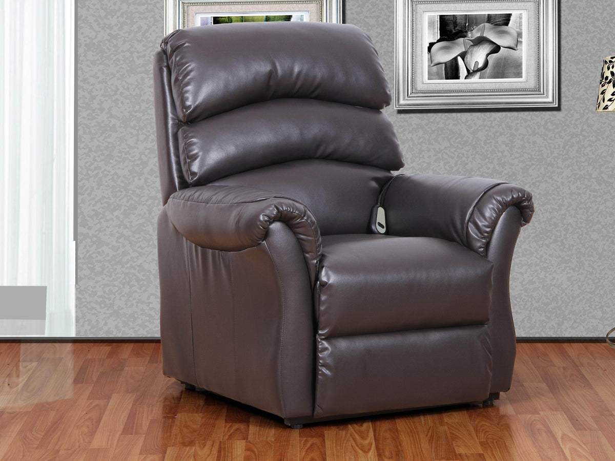 Primo International Fitzgerald Bonded Leather Power Lift Reclining Chair, image 1