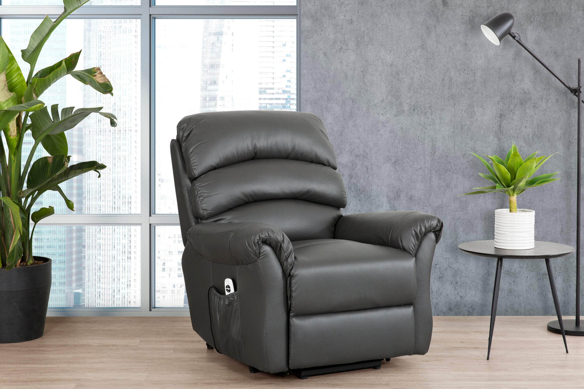 Primo International Fitzgerald Bonded Leather Power Lift Reclining Chair, image 7