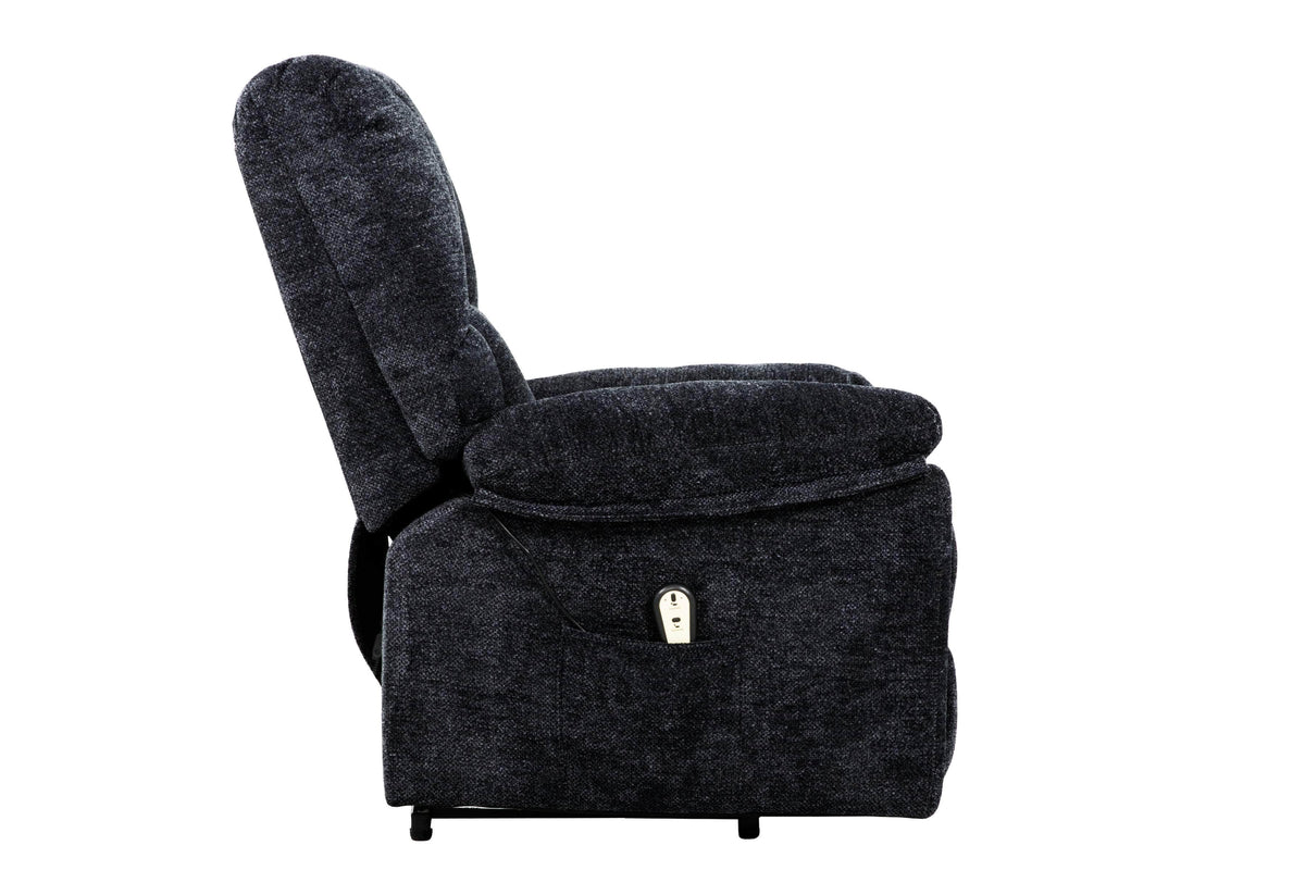 Primo International Arnold Power Lift Reclining Chair in Dark Grey, image 4