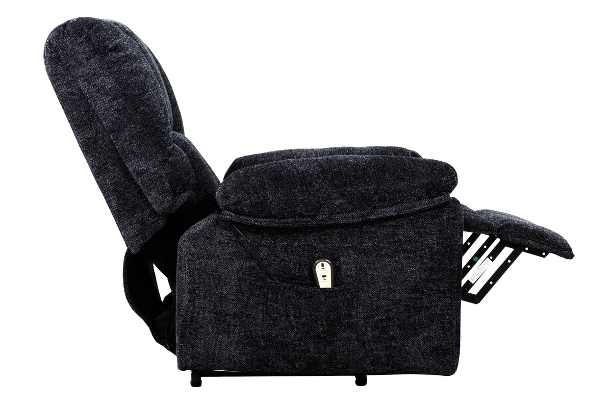 Primo International Arnold Power Lift Reclining Chair in Dark Grey, image 6