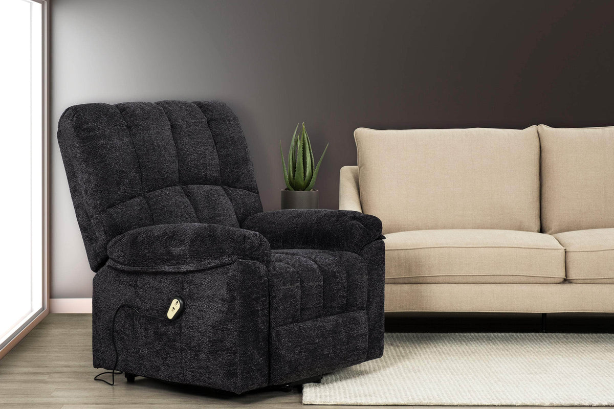 Primo International Arnold Power Lift Reclining Chair in Dark Grey, image 1
