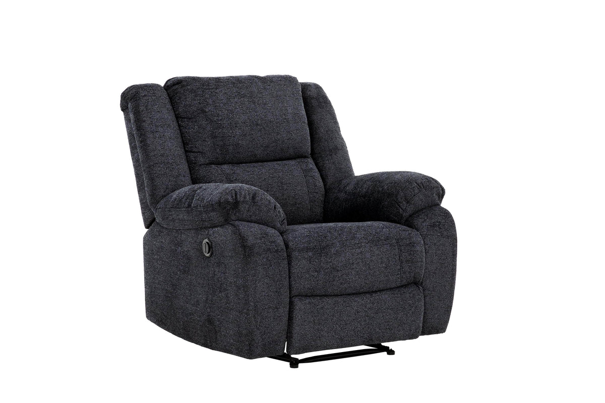 Primo International Arthur Pillow Top Arm Rocker Reclining Chair in Dark Grey, image 1