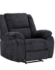 Primo International Arthur Pillow Top Arm Rocker Reclining Chair in Dark Grey, image 1