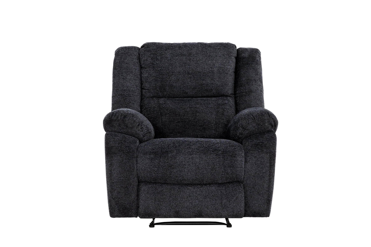 Primo International Arthur Pillow Top Arm Rocker Reclining Chair in Dark Grey, image 2