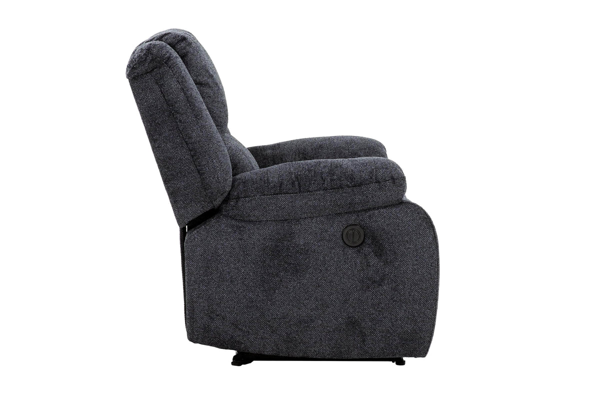 Primo International Arthur Pillow Top Arm Rocker Reclining Chair in Dark Grey, image 5