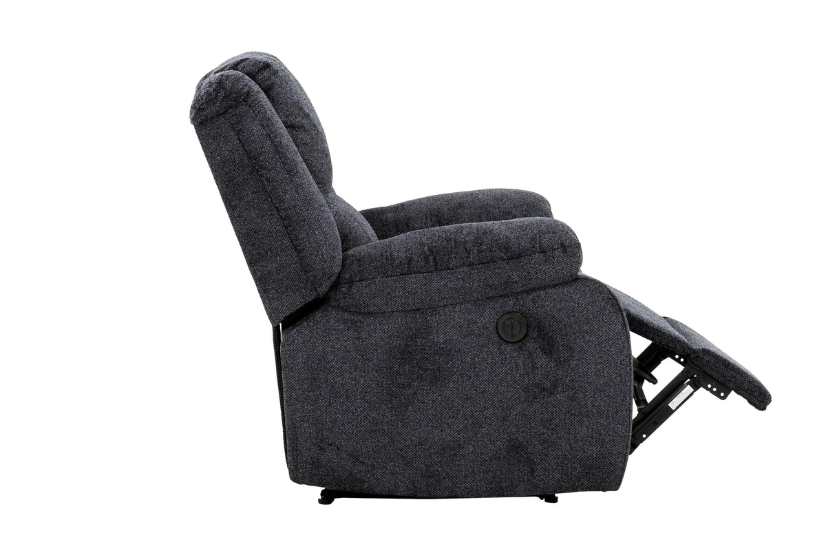 Primo International Arthur Pillow Top Arm Rocker Reclining Chair in Dark Grey, image 4