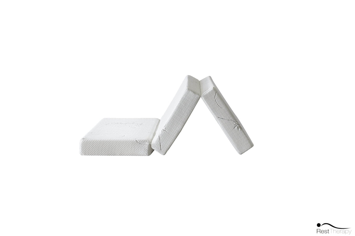 Rest Therapy 6 Inch Exhilarate Tri Fold Bamboo Cool Gel Memory Foam Mattress, image 15
