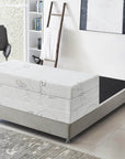 Rest Therapy 6 Inch Exhilarate Tri Fold Bamboo Cool Gel Memory Foam Mattress, image 6