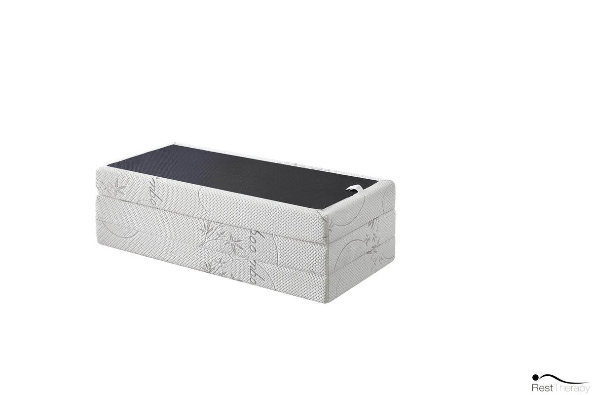 Rest Therapy 6 Inch Exhilarate Tri Fold Bamboo Cool Gel Memory Foam Mattress, image 21