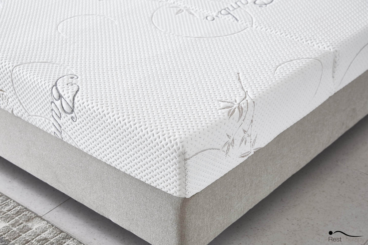 Rest Therapy 6 Inch Exhilarate Tri Fold Bamboo Cool Gel Memory Foam Mattress, image 10