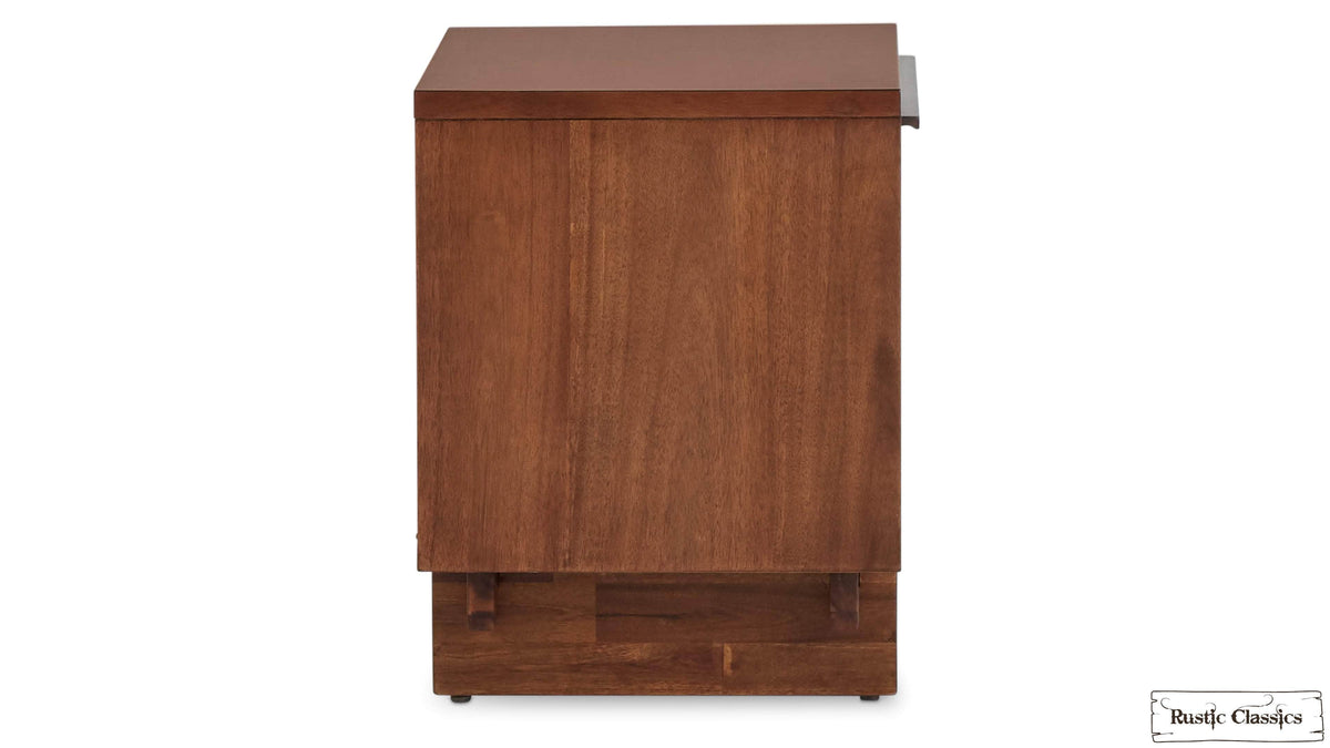 Rustic Classics Jasper Reclaimed Wood 1 Drawer Nightstand in Brown, image 5