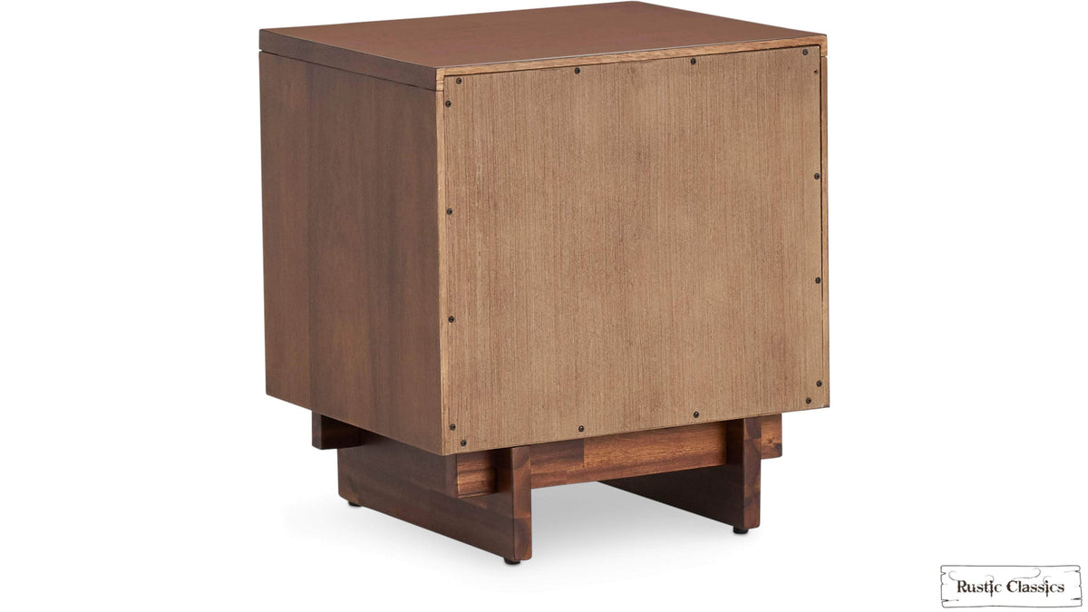 Rustic Classics Jasper Reclaimed Wood 1 Drawer Nightstand in Brown, image 6